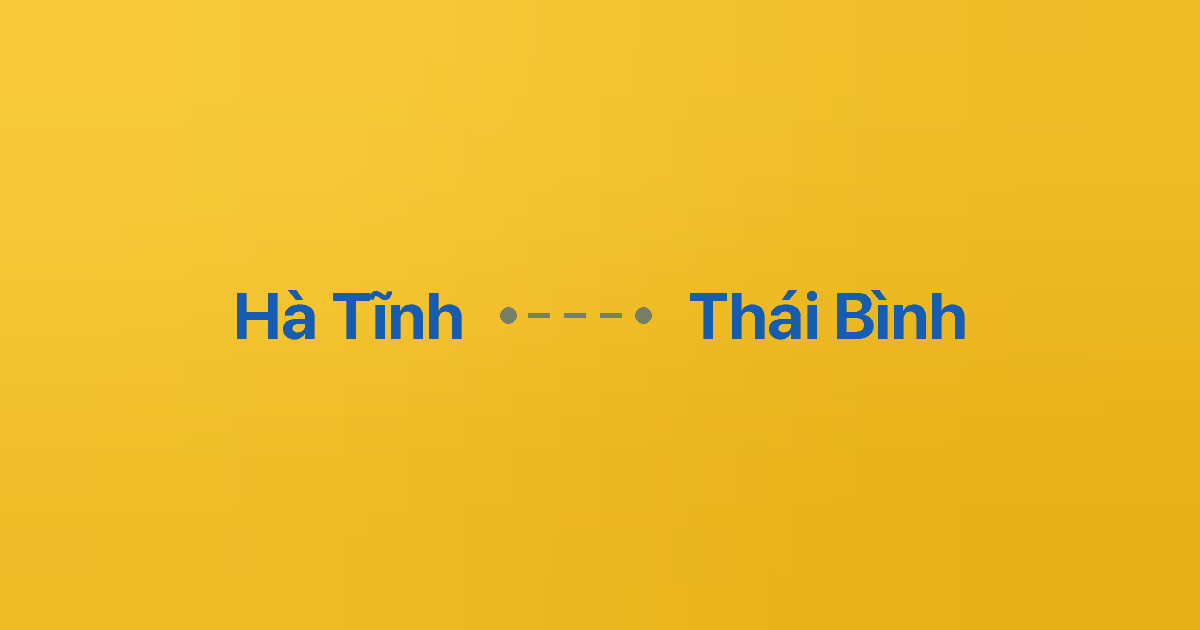 Xe ghép Hà Tĩnh Thái Bình 4 Xe ghép Hà Tĩnh Thái Bình