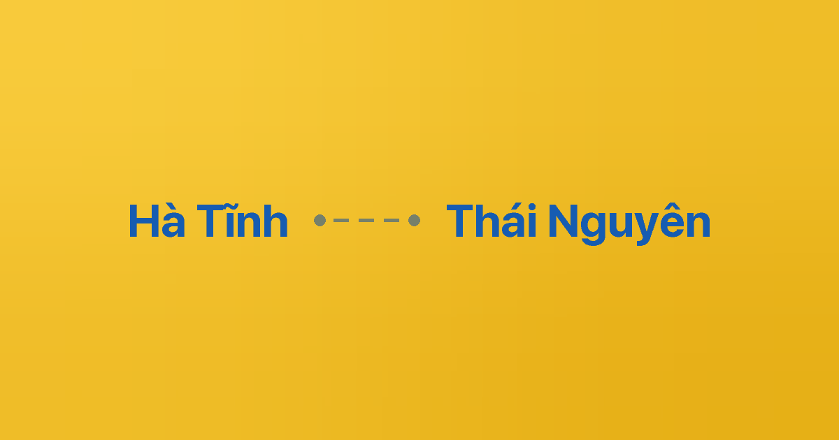 Xe ghép Hà Tĩnh Thái Nguyên