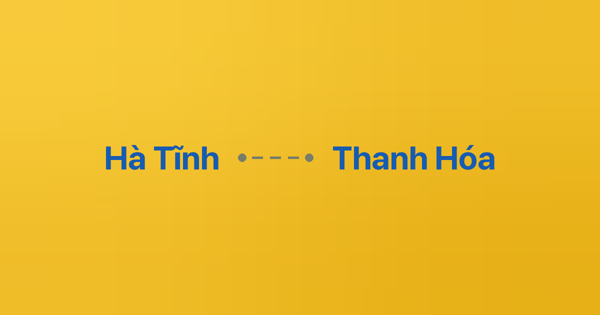 Xe ghép Hà Tĩnh Thanh Hóa