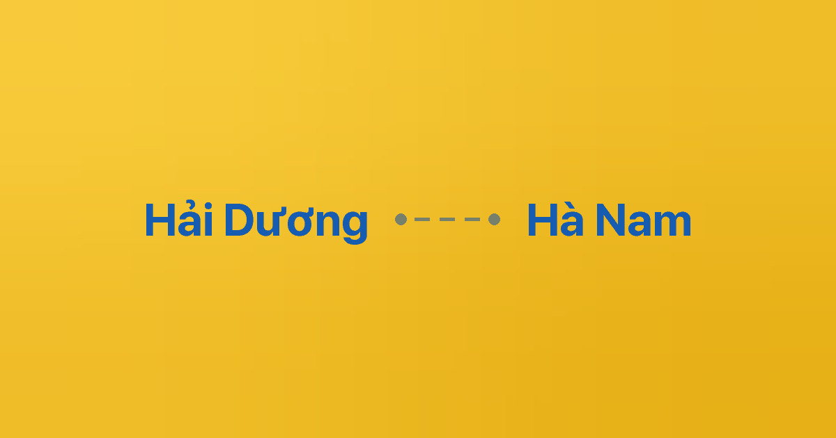 Xe ghép Hải Dương Hà Nam