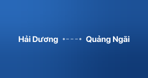 Xe ghép Hải Dương Quảng Ngãi