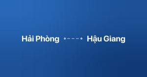 Xe ghép Hải Phòng Hậu Giang