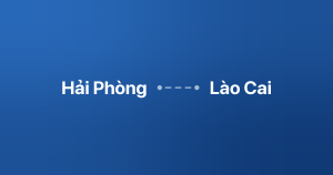Xe ghép Hải Phòng Lào Cai