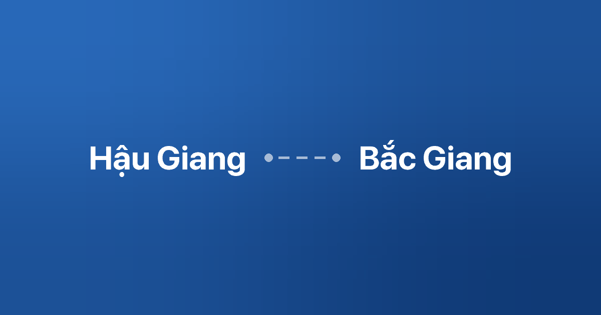 Xe ghép Hậu Giang Bắc Giang 1 Xe ghép Hậu Giang Bắc Giang