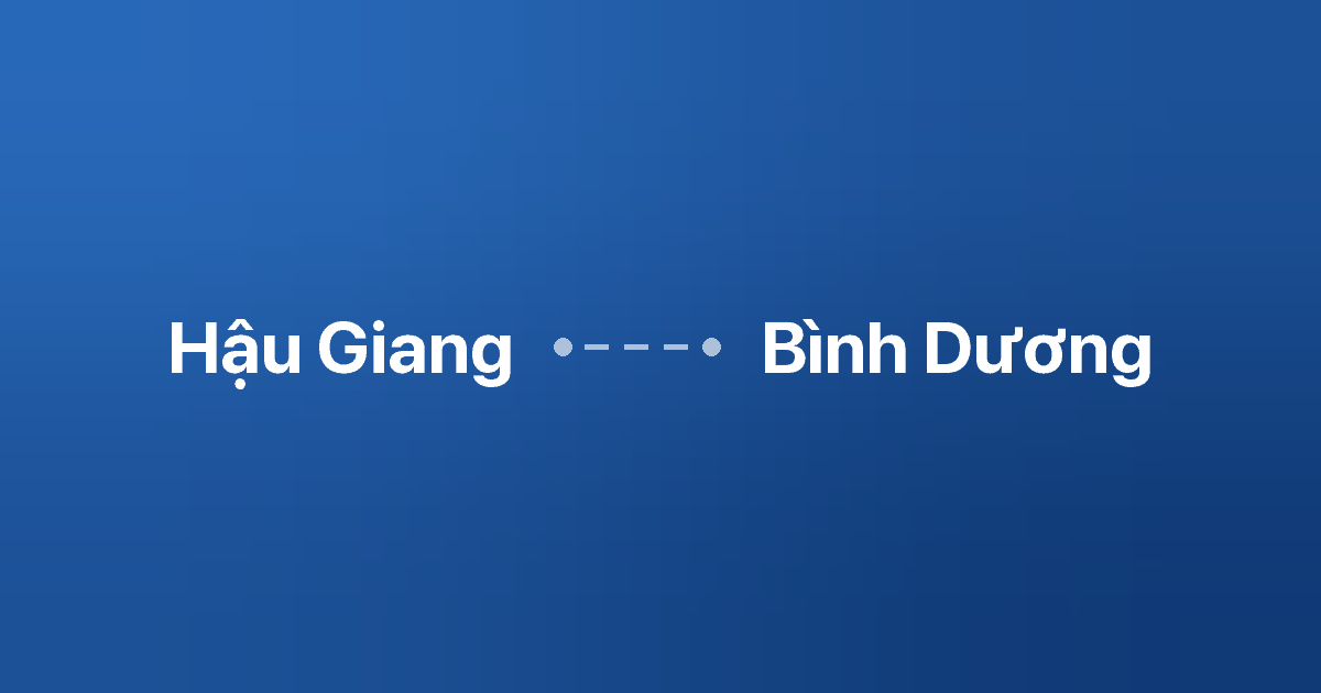 Xe ghép Hậu Giang Bình Dương