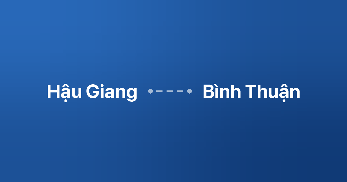 Xe ghép Hậu Giang Bình Thuận 5 Xe ghép Hậu Giang Bình Thuận