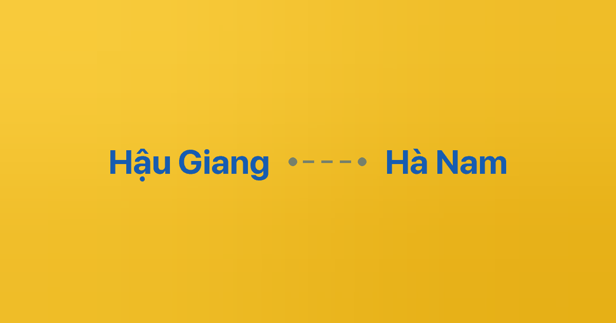 Xe ghép Hậu Giang Hà Nam 3 Xe ghép Hậu Giang Hà Nam