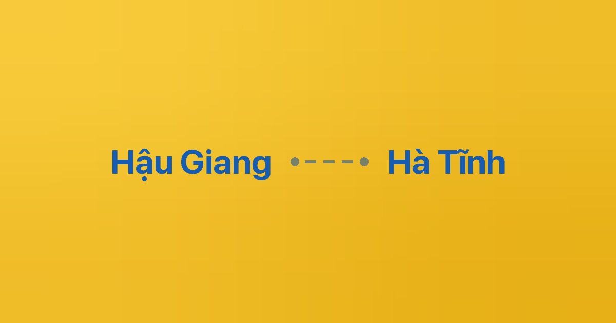 Xe ghép Hậu Giang Hà Tĩnh