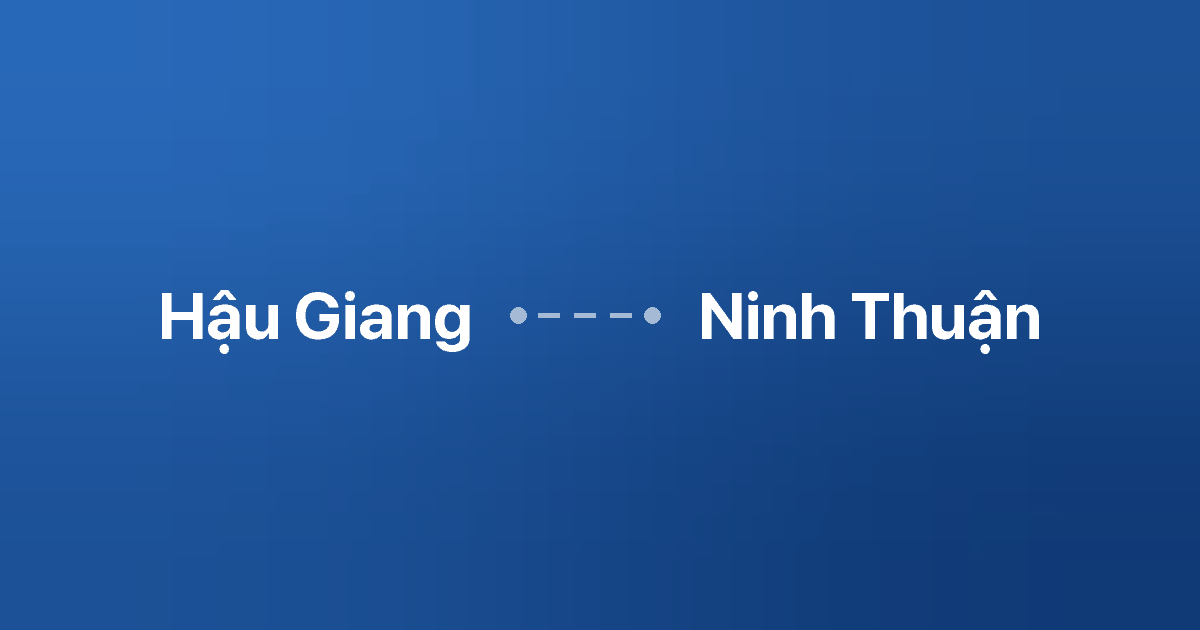 Xe ghép Hậu Giang Ninh Thuận 1 Xe ghép Hậu Giang Ninh Thuận