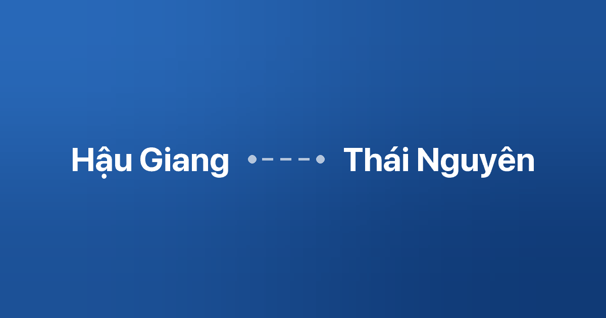 Xe ghép Hậu Giang Thái Nguyên