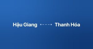 Xe ghép Hậu Giang Thanh Hóa