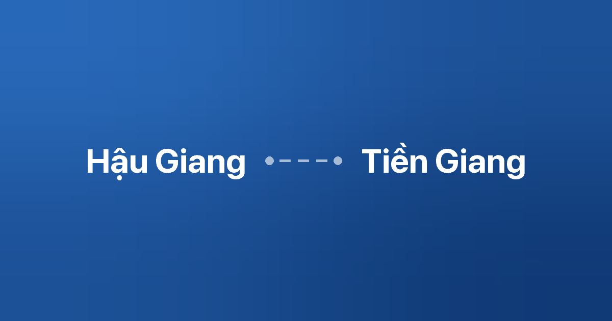 Xe ghép Hậu Giang Tiền Giang