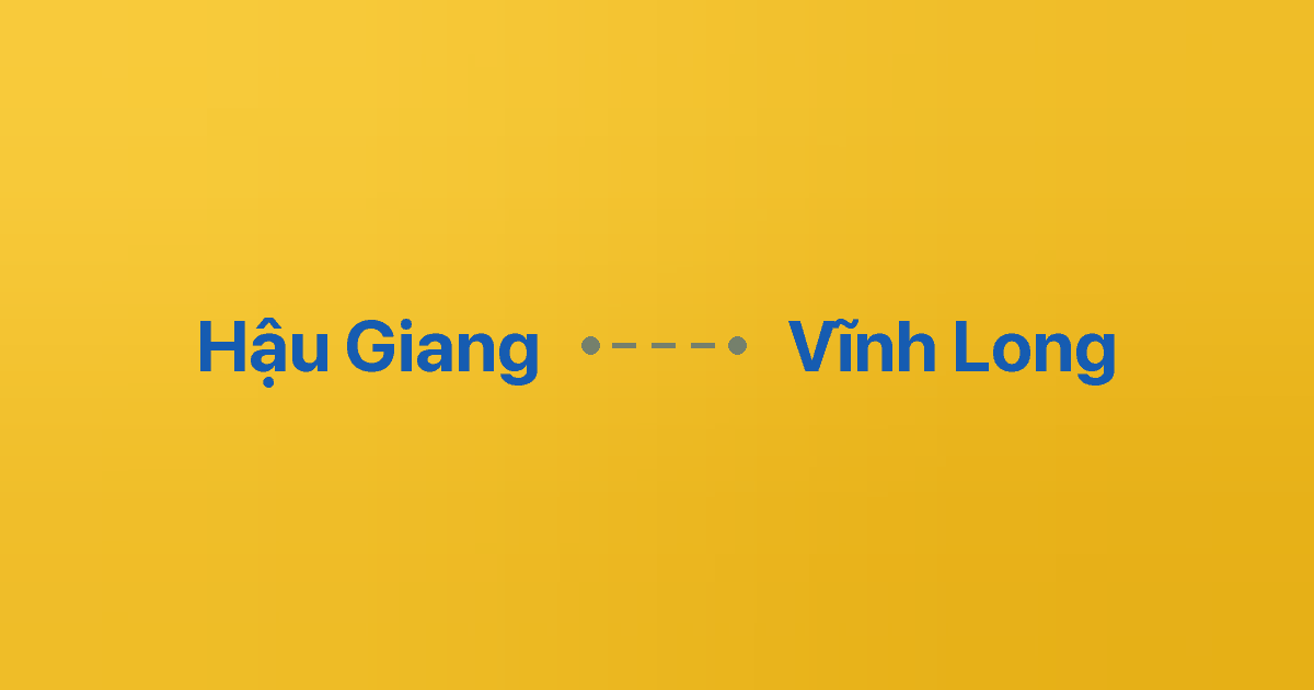 Xe ghép Hậu Giang Vĩnh Long 2 Xe ghép Hậu Giang Vĩnh Long