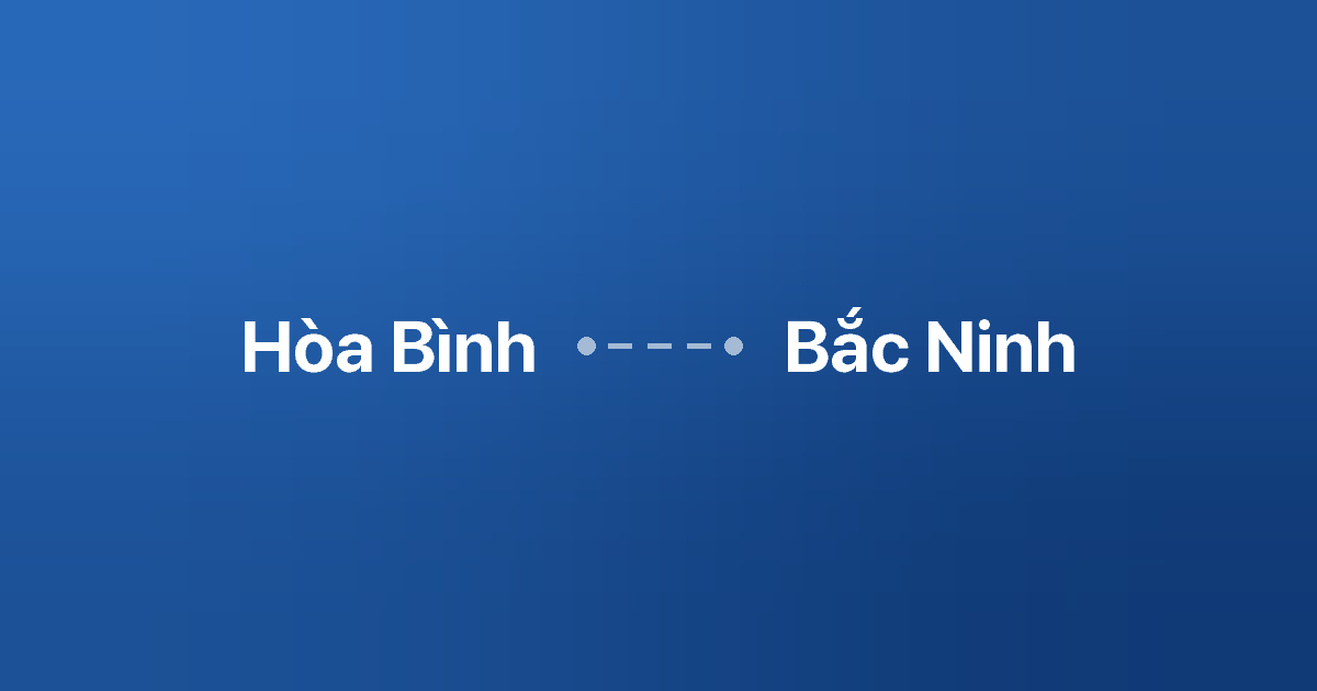 Xe ghép Hòa Bình Bắc Ninh