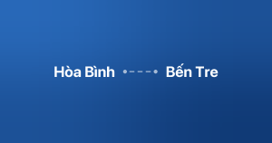 Xe ghép Hòa Bình Bến Tre