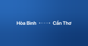 Xe ghép Hòa Bình Cần Thơ