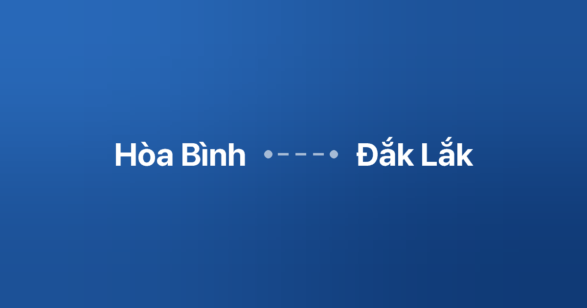 Xe ghép Hòa Bình Đắk Lắk