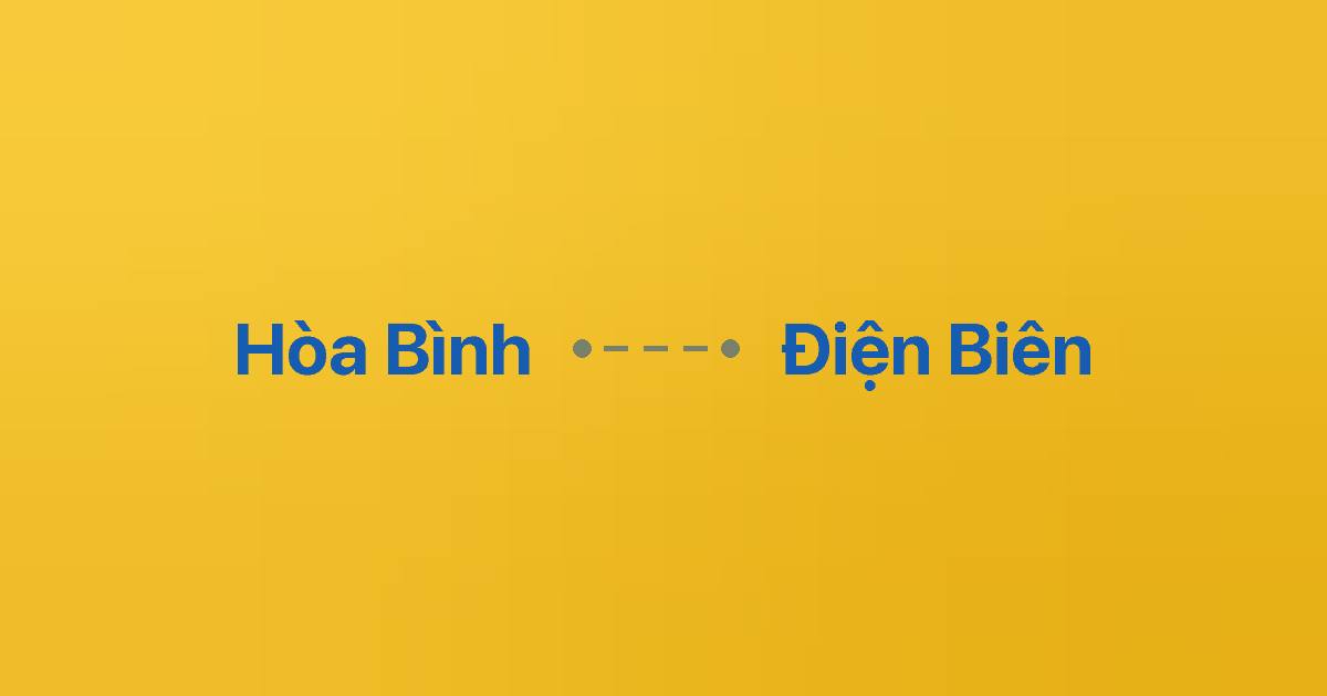 Xe ghép Hòa Bình Điện Biên 6 Xe ghép Hòa Bình Điện Biên