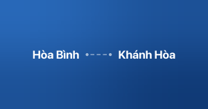 Xe ghép Hòa Bình Khánh Hòa