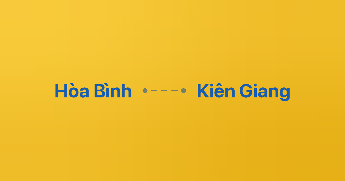 Xe ghép Hòa Bình Kiên Giang