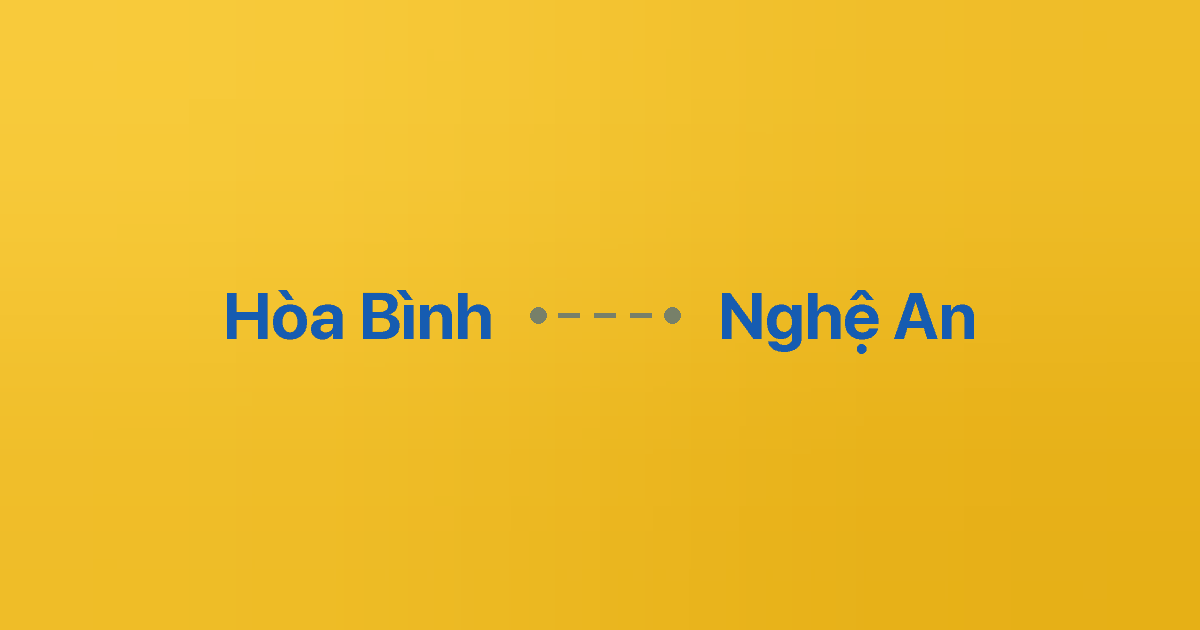 Xe ghép Hòa Bình Nghệ An