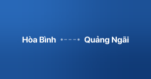 Xe ghép Hòa Bình Quảng Ngãi