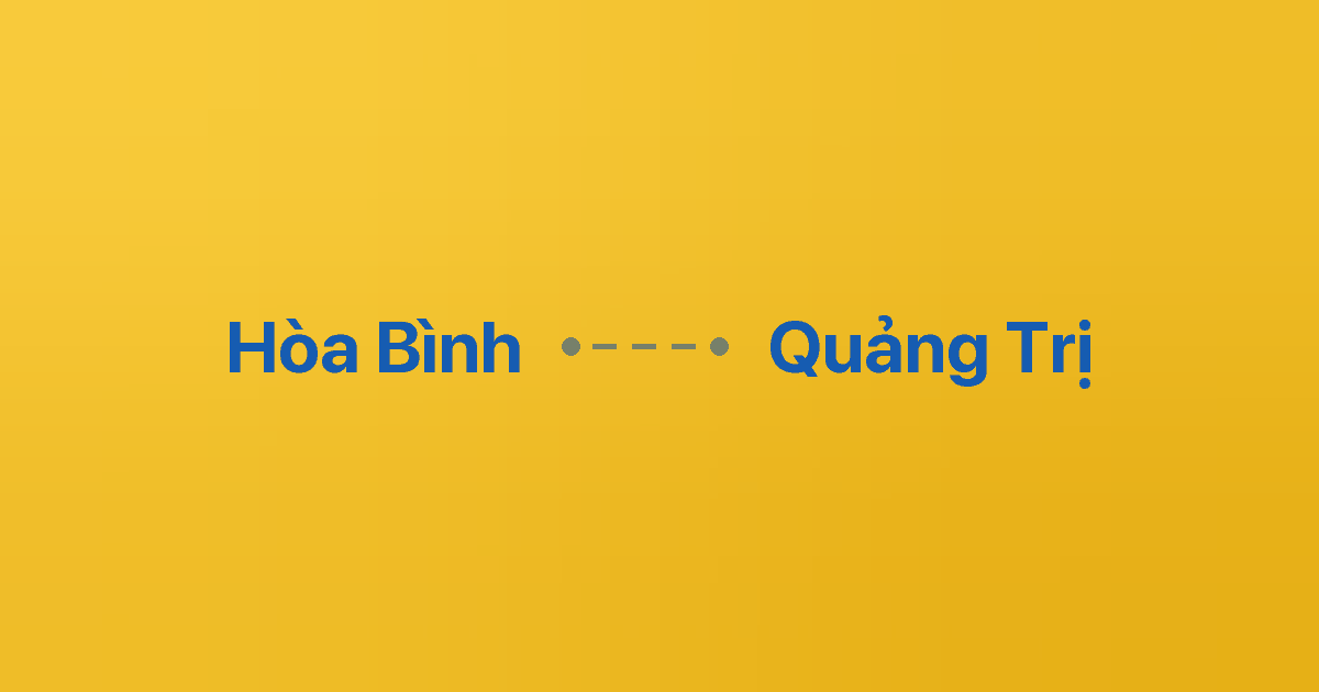 Xe ghép Hòa Bình Quảng Trị