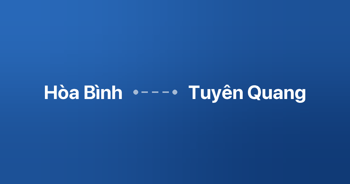 Xe ghép Hòa Bình Tuyên Quang 1 Xe ghép Hòa Bình Tuyên Quang