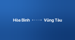 Xe ghép Hòa Bình Vũng Tàu