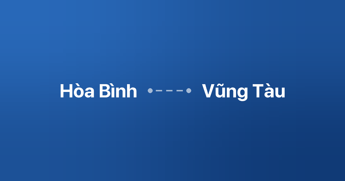 Xe ghép Hòa Bình Vũng Tàu 1 Xe ghép Hòa Bình Vũng Tàu