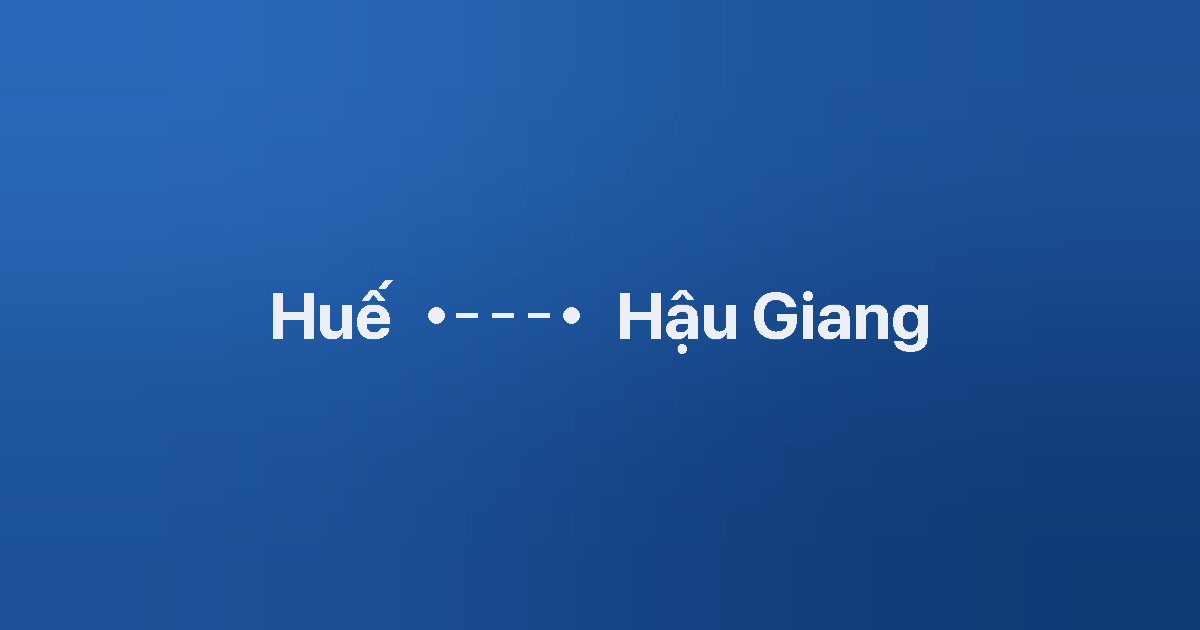 Xe ghép Huế Hậu Giang 5 Xe ghép Huế Hậu Giang