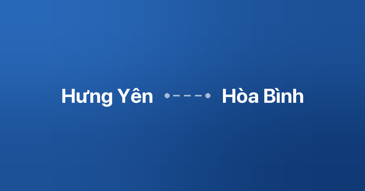 Xe ghép Hưng Yên Hòa Bình