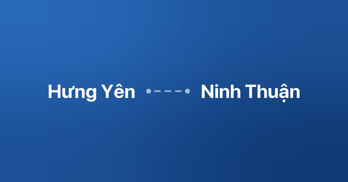 Xe ghép Hưng Yên Ninh Thuận