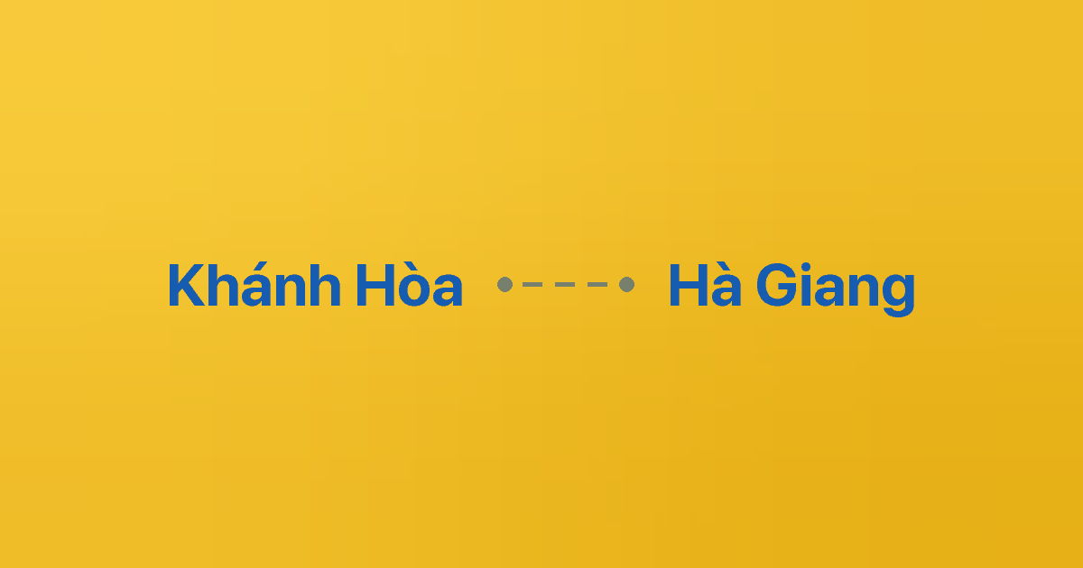 Xe ghép Khánh Hòa Hà Giang