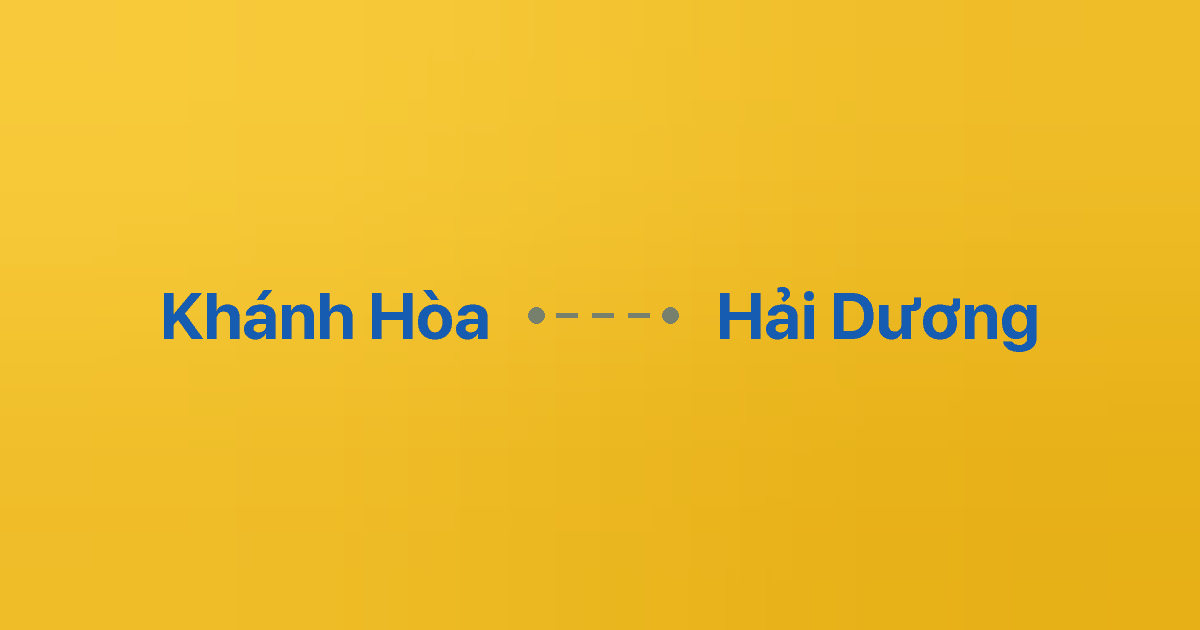 Xe ghép Khánh Hòa Hải Dương