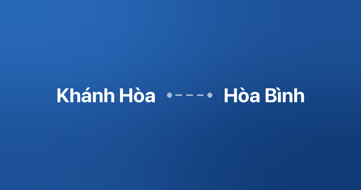 Xe ghép Khánh Hòa Hòa Bình