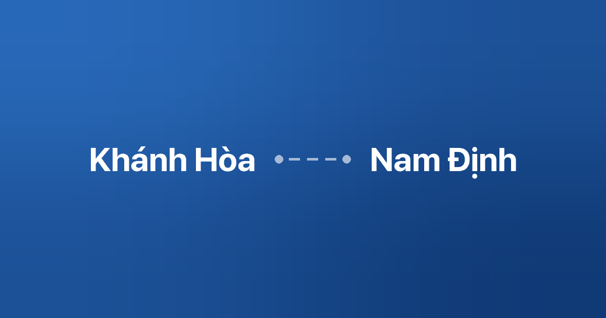 Xe ghép Khánh Hòa Nam Định