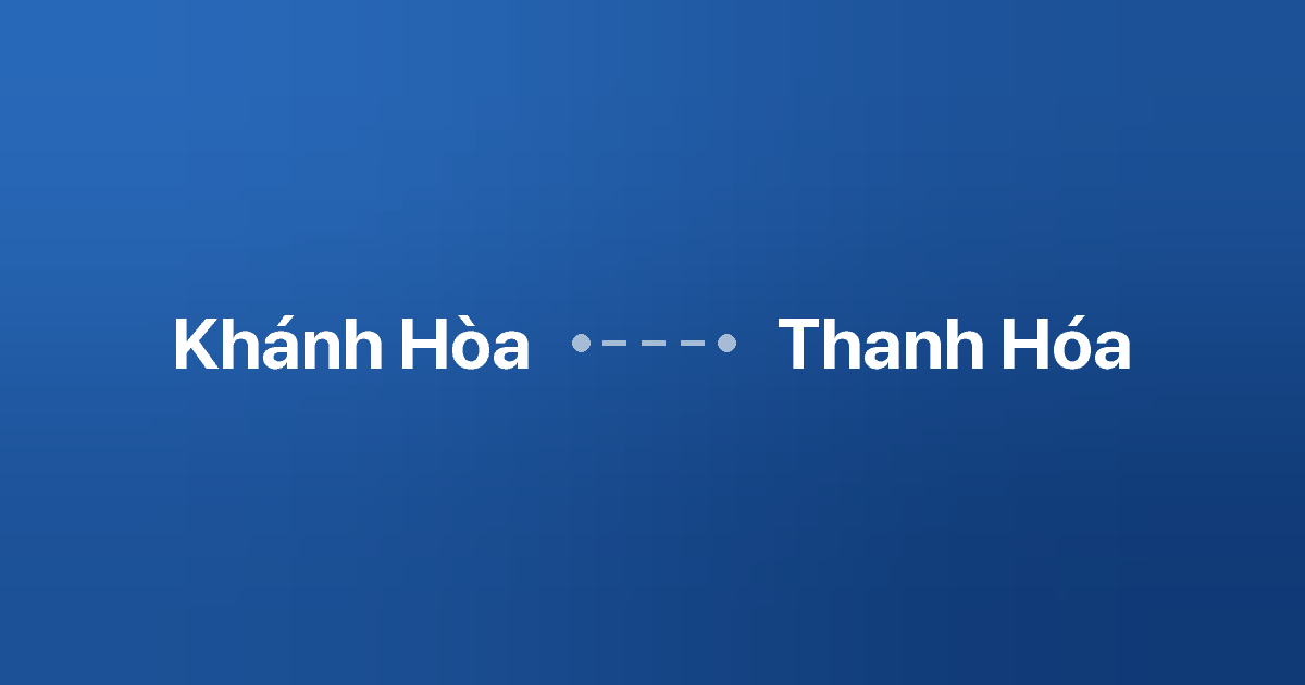 Xe ghép Khánh Hòa Thanh Hóa