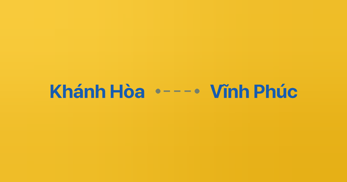 Xe ghép Khánh Hòa Vĩnh Phúc