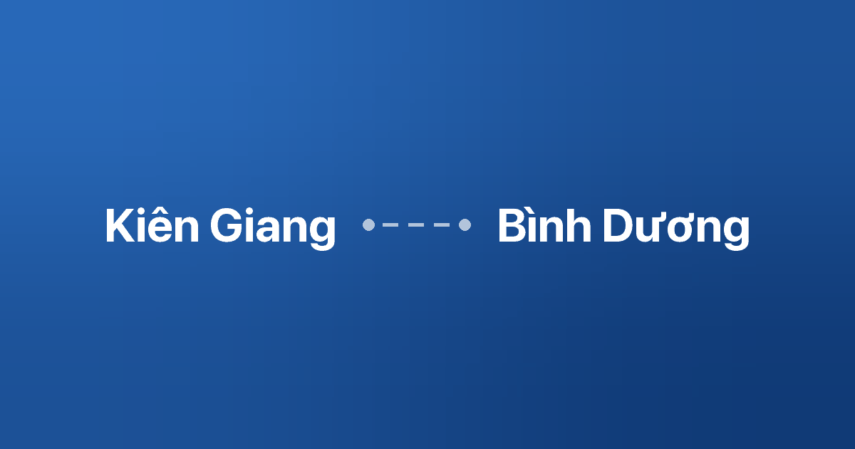 Xe ghép Kiên Giang Bình Dương