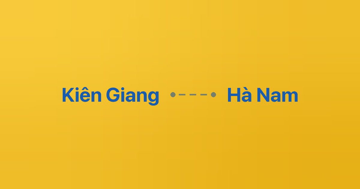 Xe ghép Kiên Giang Hà Nam