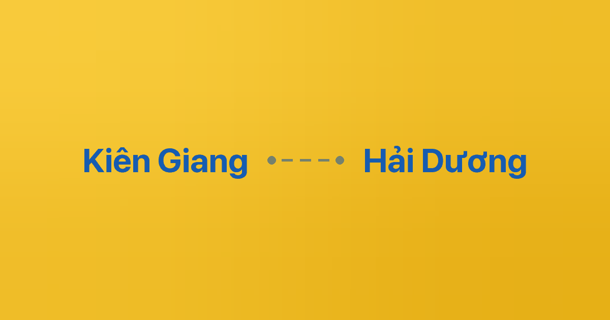 Xe ghép Kiên Giang Hải Dương