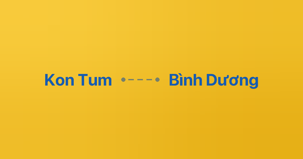 Xe ghép Kon Tum Bình Dương