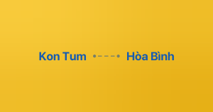 Xe ghép Kon Tum Hòa Bình