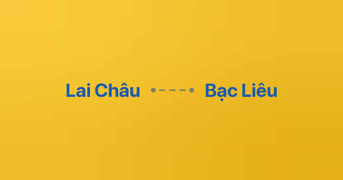 Xe ghép Lai Châu Bạc Liêu