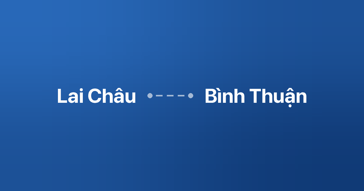 Xe ghép Lai Châu Bình Thuận