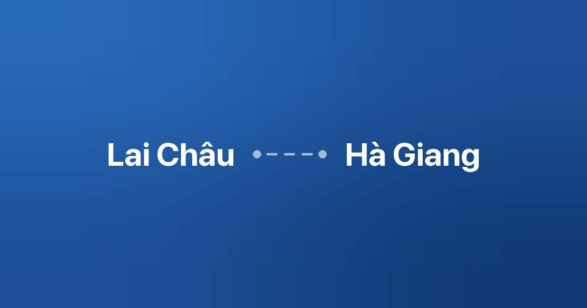 Xe ghép Lai Châu Hà Giang