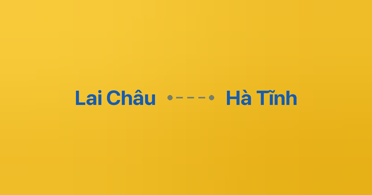 Xe ghép Lai Châu Hà Tĩnh