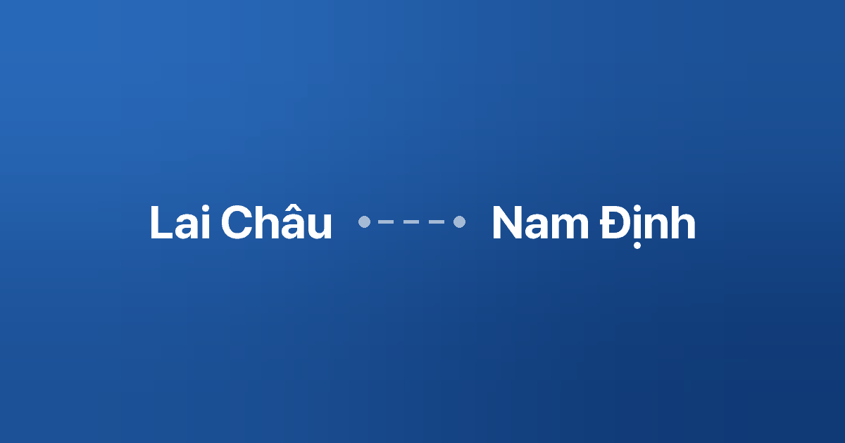 Xe ghép Lai Châu Nam Định