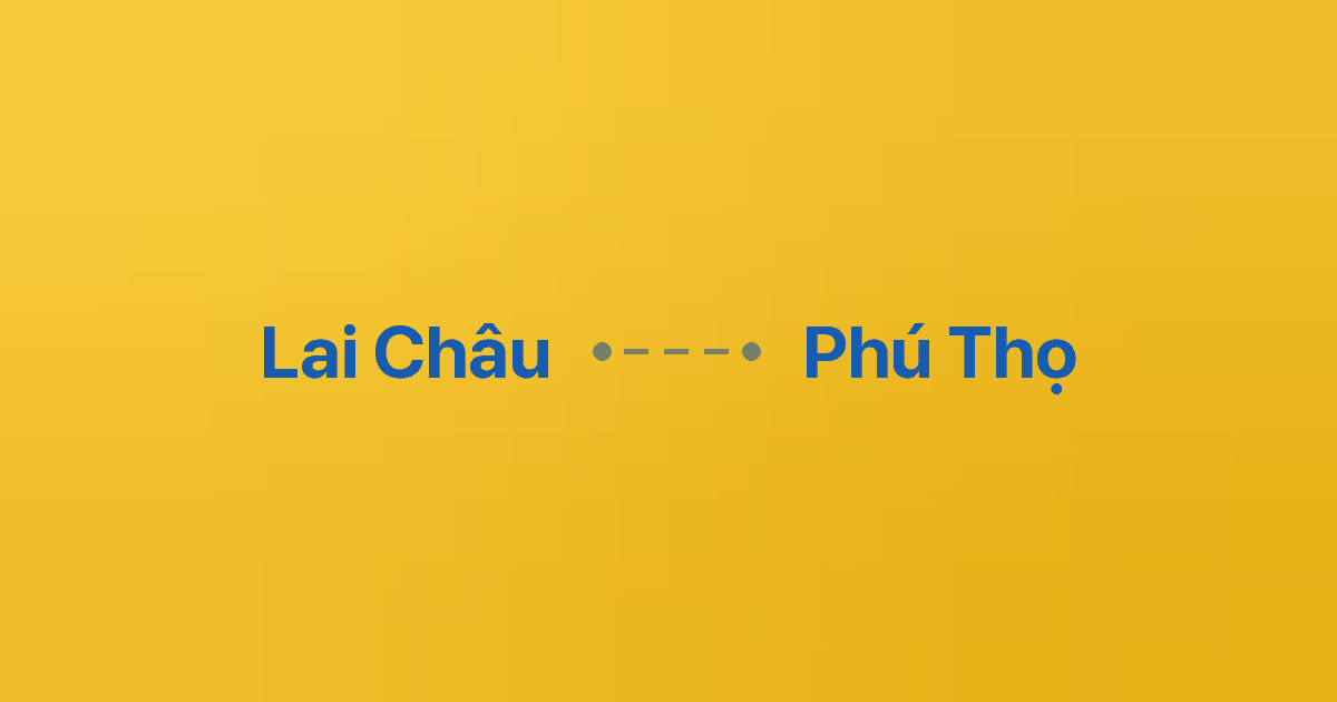 Xe ghép Lai Châu Phú Thọ